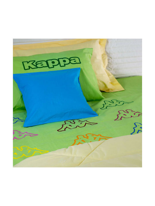 Homeline Sheet Set Semi-double Cotton 917 Kappa Green 180x260cm