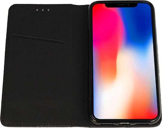Book Δερματίνης Μαύρο (Huawei P40)