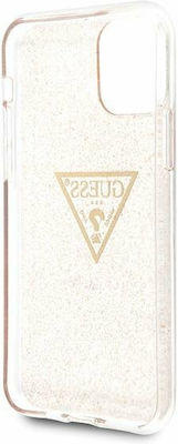 Guess Solid Glitter Plastic Back Cover Gold (iPhone 11 Pro)