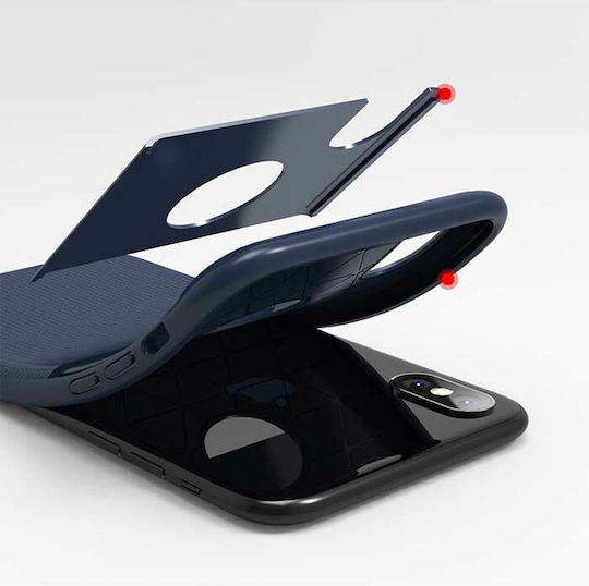 iPaky Shield Back Cover Σιλικόνης Μαύρο (iPhone X / XS)