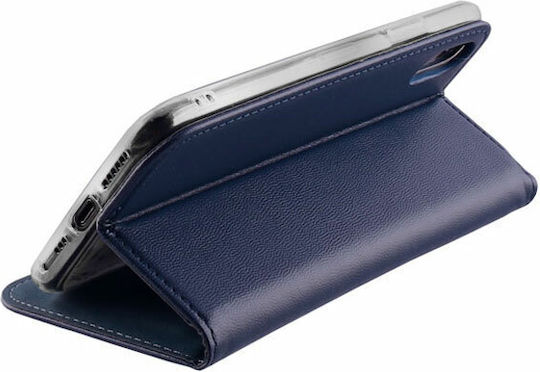 Volte-Tel Pocket Magnet Book Piele artificială Albastru (Galaxy S10)
