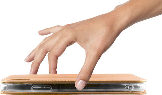 Volte-Tel Pocket Magnet Book Δερματίνης Χρυσό (Galaxy S10)