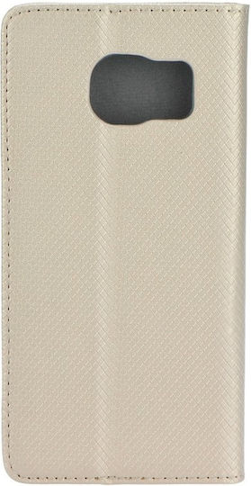 Senso Book Δερματίνης Χρυσό (Galaxy S10e)