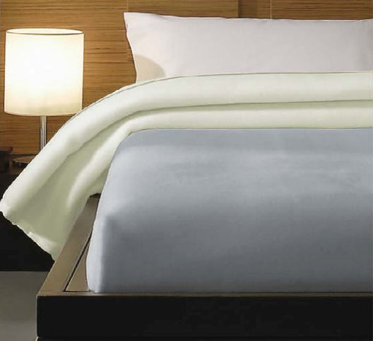 Manterol Casa Roma Velvet Blanket Semi-Double 180x240cm Gray / Ecru