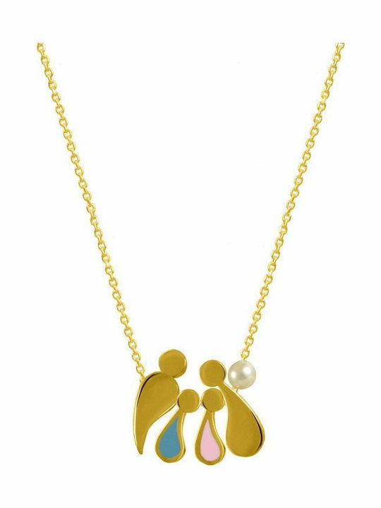 Family from Gold Plated Silver