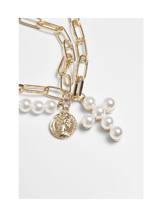 Urban Classics Layering Necklace with Pearls