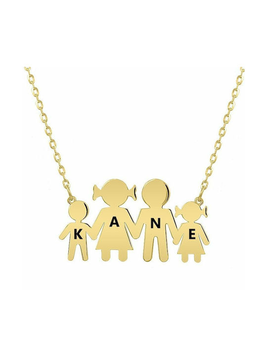 Amor Amor Family from Gold Plated Silver