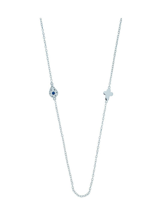 Vitopoulos Necklace from White Gold 14K