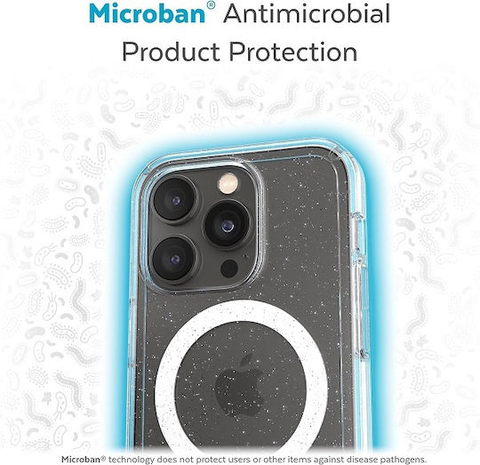 Speck Glitter Gemshell Microban Back Cover Διάφανο (iPhone 14 Pro)