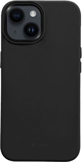 Crong Color Back Cover Σιλικόνης Μαγνητικό Μαύρο (iPhone 15 Plus)