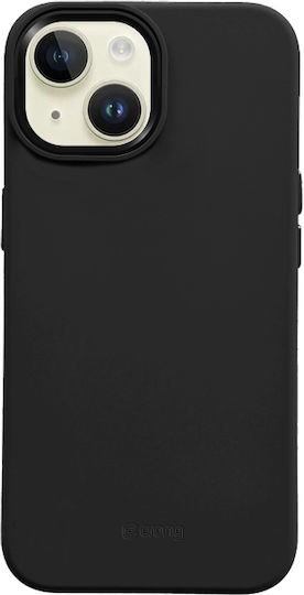 Crong Color Back Cover Σιλικόνης Μαγνητικό Μαύρο (iPhone 15 Plus)