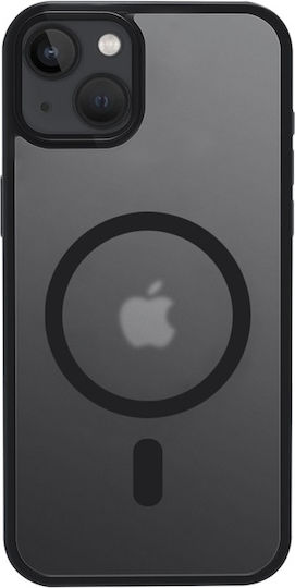 Crong Hybrid Back Cover Plastic Black (iPhone 15)