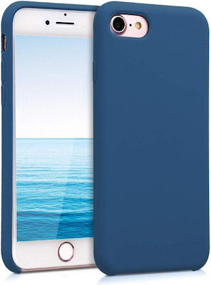 KWmobile Se Back Cover Σιλικόνης Ανθεκτική Navy Μπλε (iPhone SE 2022/2020)