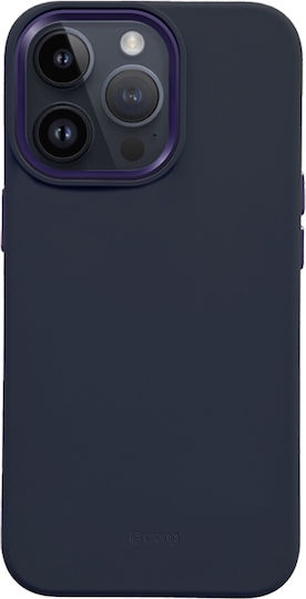 Crong Back Cover Silicone Magnetic Navy Blue (iPhone 15 Pro Max)