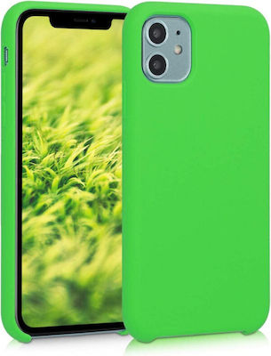 KWmobile Rubber Back Cover Σιλικόνης Ανθεκτική Πράσινο (iPhone 11)