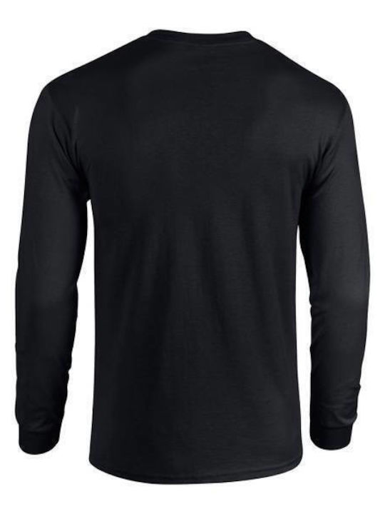 Takeposition Beer Men's Long Sleeve Blouse BLACK