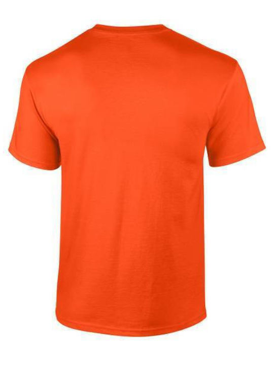 Takeposition T-shirt Bărbătesc cu Mânecă Scurtă Orange