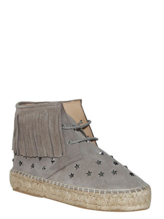 Favela Wildleder Damen Knöchelstiefel Beige