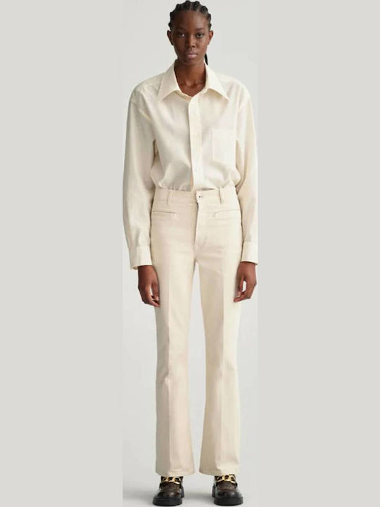 Women's Jean Trousers Beige