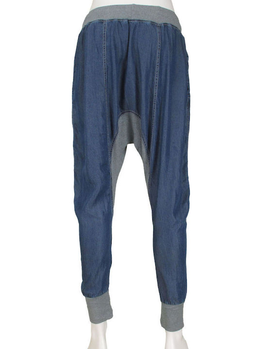 Women's Fabric Trousers Blue