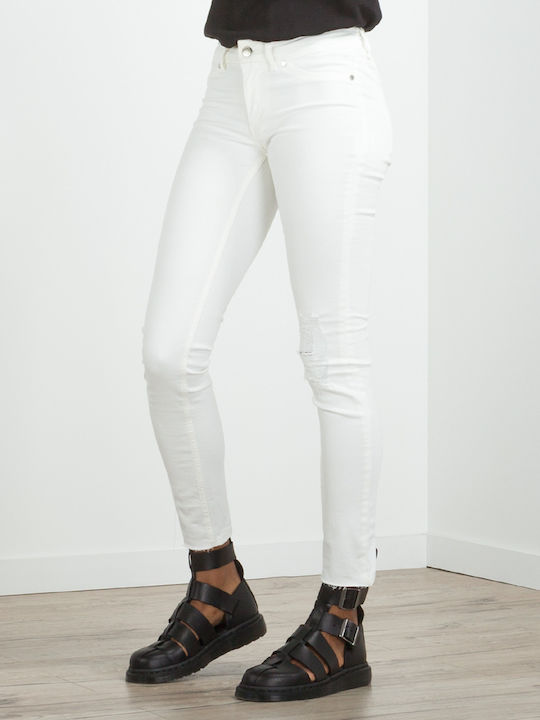 Spray Damenjeans in Schlanker Passform White.