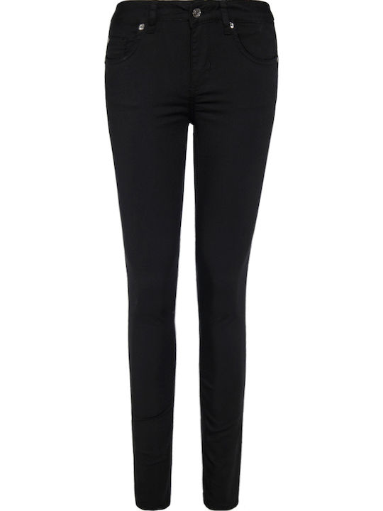Divine Γυναικείο Jean Παντελόνι Μαύρο (22222/BLACK)