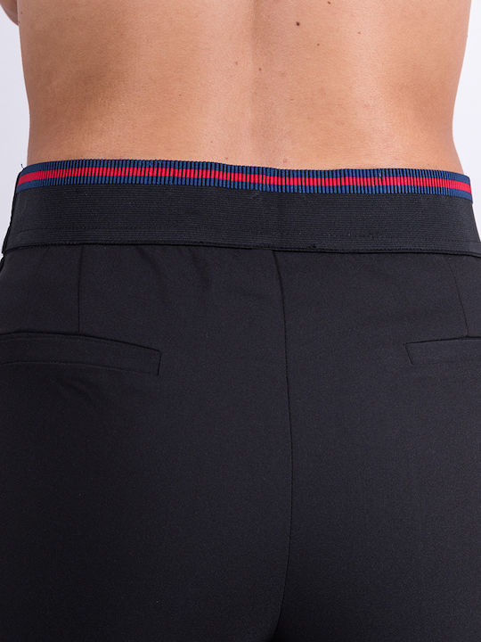 Pants Dama Tesatura Pantaloni Black