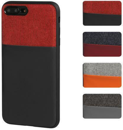 Lampa Duo Pocket Silver Line Back Cover Σιλικόνης Μαγνητικό Μαύρο (iPhone SE 2022/2020)