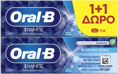 Oral-B 3d Toothpaste for Whitening 2x75ml