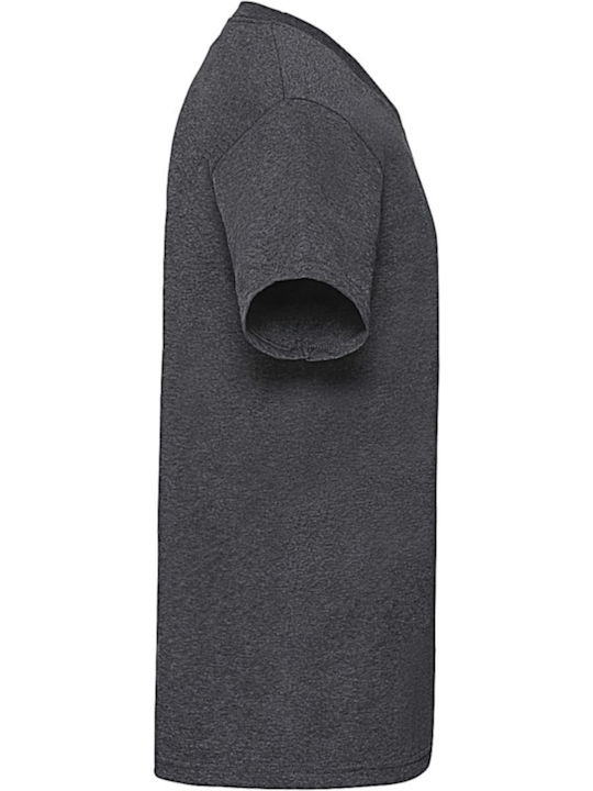 Fruit of the Loom Valueweight V Τ Men's Short Sleeve Promotional T-Shirt Dark Heather Grey