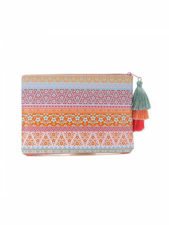 Graffiti Toiletry Bag Llama Love in Pink color