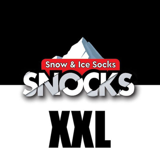Snocks Αντιολισθητικές Χιονοκουβέρτες XXL Επιβατικού Αυτοκινήτου 2τμχ