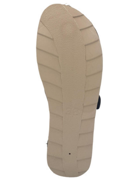Vesna Damen Leder Anatomisch Clogs Schwarz