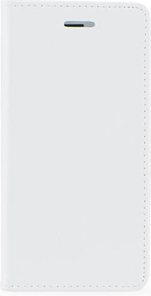 Forcell Flip Book Δερματίνης Λευκό (Huawei P20 Lite)