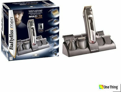 Babyliss Rechargeable Hair Clipper Set Titanium E826E