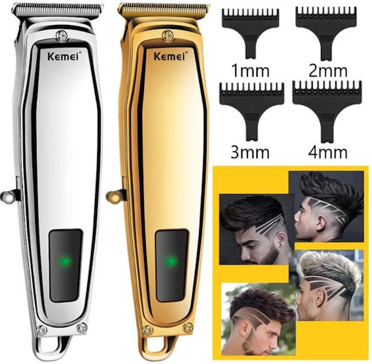 Kemei Rechargeable Hair Clipper Gold KM-1312