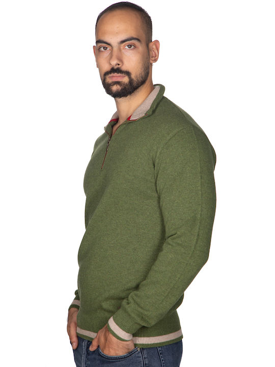 Vera Men's Long Sleeve Sweater with Zipper Ladi