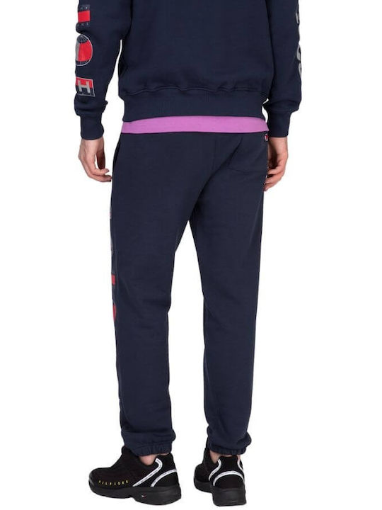 Tommy Hilfiger Men's Sweatpants with Rubber Navy.