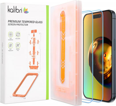 Kalibri Full Face Tempered Glass 2pcs (iPhone 15 Pro)