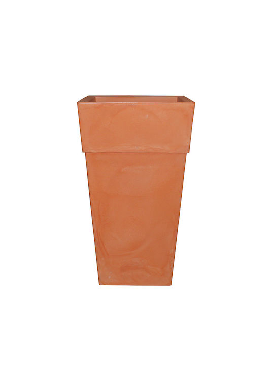 Bama Pot Plastic Light Terracotta 40x40x70cm.