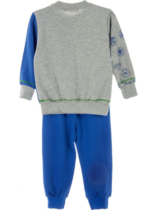 Frenzy Kids Sweatpants Set Grey royal 2pcs