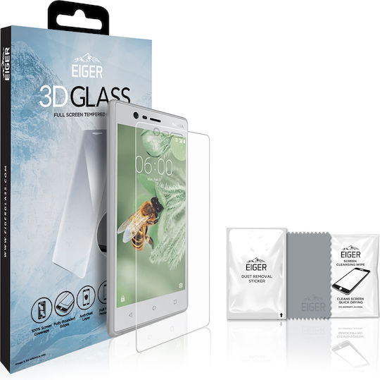 Eiger Glass 3D 0.33mm Full Face Tempered Glass (Nokia 3 - EIGER)