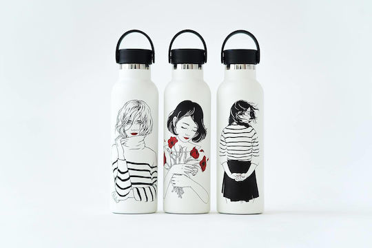 Runbott Sticlă Termos Oțel Inoxidabil 600ml Multicolor