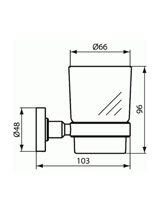 Ideal Standard Iom Wall-mounted Cup Holder