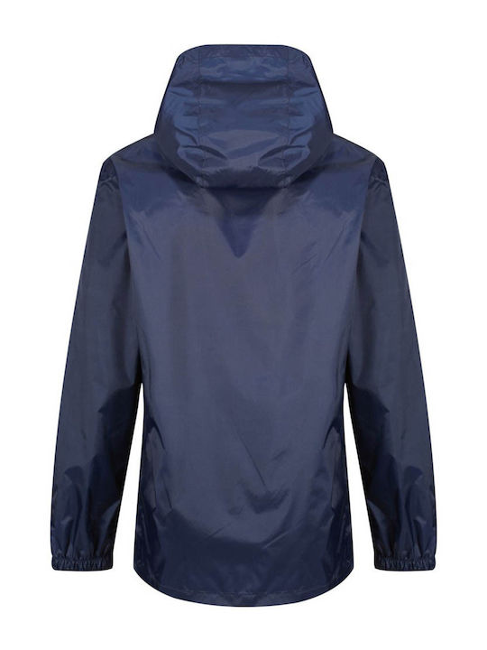 Winter Jacket Waterproof and Windproof Navy Blue