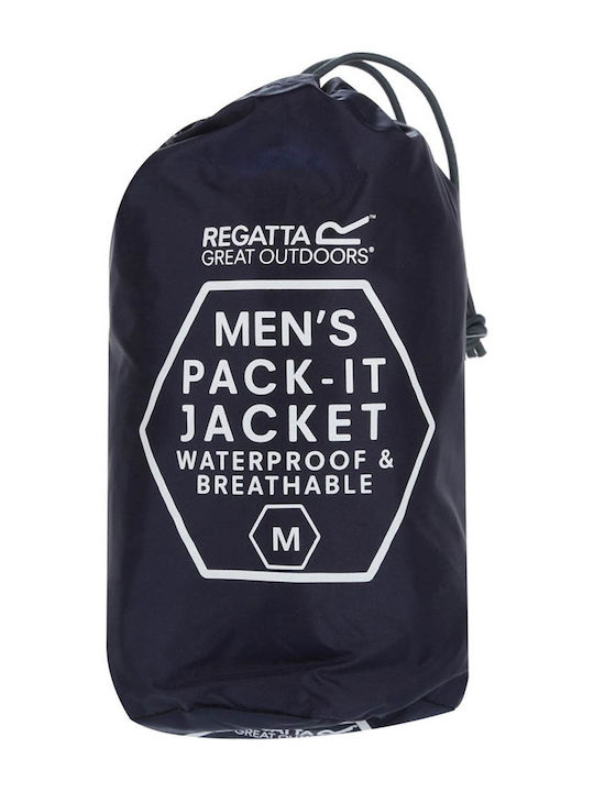 Winter Jacket Waterproof and Windproof Navy Blue