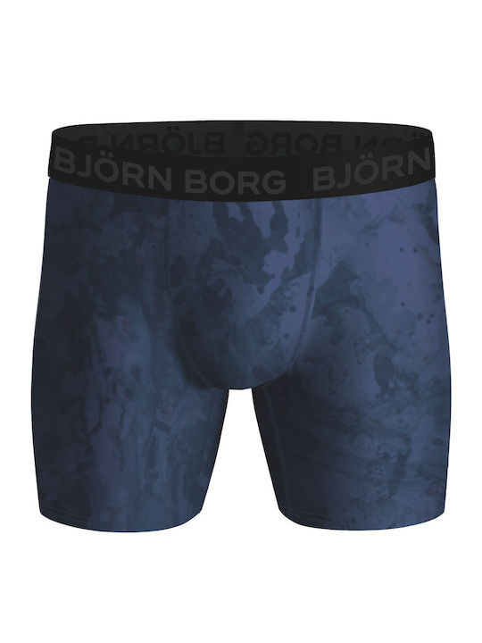 Bjorn Borg Ανδρικά Μποξεράκια Multicolor με Σχέδια 2Pack