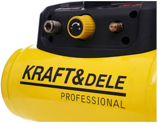 Kraft & Dele Μονοφασικό Κομπρεσέρ Αέρος με Ισχύ 1.5hp και Αεροφυλάκιο 6lt