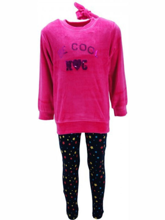 New College Set Winter 2pcs Fuchsia