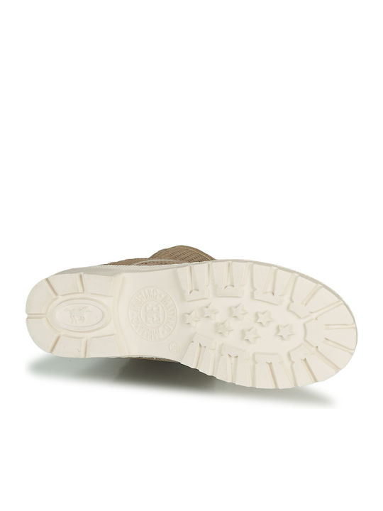 Stiefeletten Damen Beige